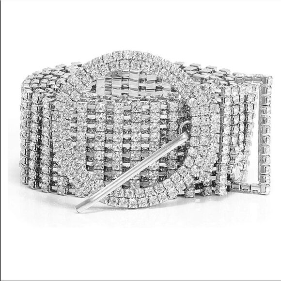 Crystals Diamond Metal Belt - Picture 2 of 5